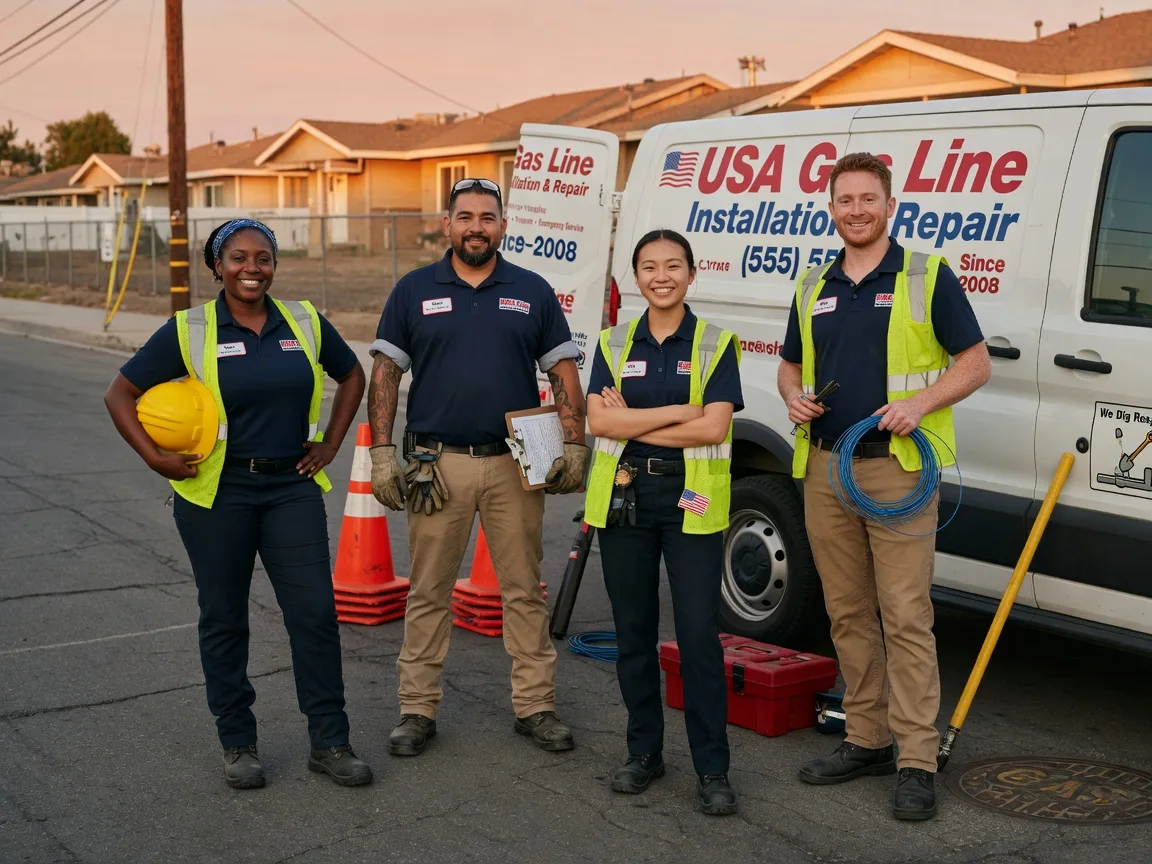 Gas Line Installation company in Fontana, CA